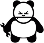 Автонаклейка "Panda Mechanic"
