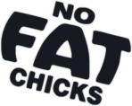 Виниловая наклейка "No Fat Chicks"