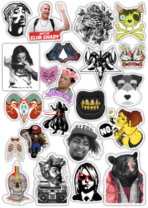 Abtibilduri pentru auto "Stickerbomb/ Вариант 19"