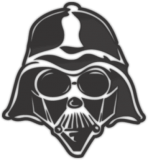 Стикеры на автомобиль "Darth Vader/ Вариант 2"