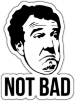 Стикеры на машину "Jeremy NOT BAD"