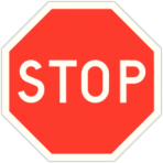 Наклейки на машину "STOP"