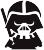 Наклейки на авто "Малыш Дарт Вейдер"