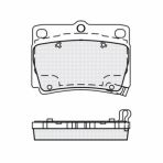 DBS3312 (GDB3239) * MITSUBISHI PAJERO SPATE