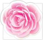 Автонаклейки "Роза цветная"