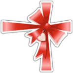 Стикеры на автомобиль "Упаковочный бант"