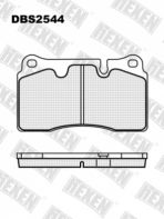 ТОРМОЗНЫЕ КОЛОДКИ DBS2544 (T1499) * RANGE ROVER III SPORT/ VW TOUAREG ПЕР.