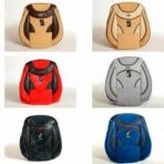 Чехлы для сидений Flok 1+1 (тёмно-серый)