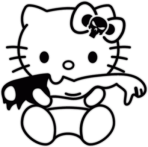 Наклейки на авто "Hello Kitty - Hannibal"