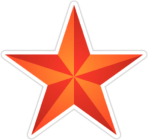 Sticker "Steaua Rosie a Victoriei"