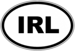 Наклейки на автомобиль "IRL - Ирландия"