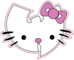 Наклейки на авто "Hello Kitty Woo-Tang"