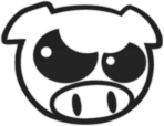 Sticker "Subaru Pig Angry"