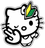 Стикеры на автомобиль "Hello Kitty JDM"
