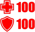 Наклейки на авто "HP + Armor"