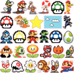 Autocolante pentru auto "Mario Марио stickerbomb"