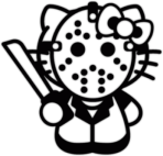 Стикеры на машину "Hello Kitty Jason"