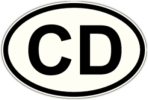 Стикеры на авто "CD - Дипломатический корпус"