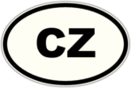 Autocolante "CZ- Cehia"