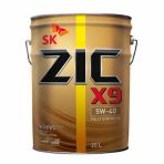 ZIC X9 5W-40 20L FULLY SYNTHETIC