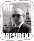 Стикеры на машину "Mr President"