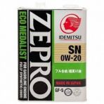 Idemitsu Zepro Ecomedalist SN/GF-5 0W-20 4L