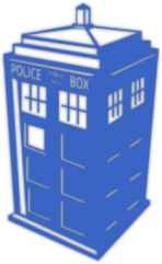 Наклейки на машину "Doctor Who Tardis"