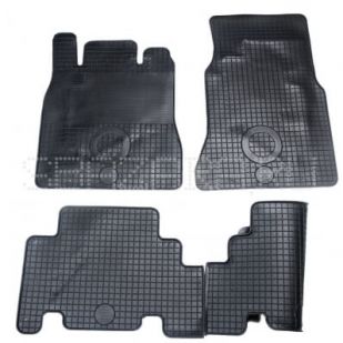 Автоковрики резиновые Mercedes A-Klasse(W168) A140-A190 ab 03/2001-08/2004 Rex graphit 3-шт (112436502)
