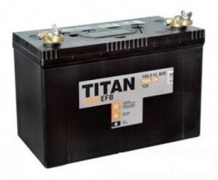 100.0 A/h 12V 900A TITAN ASIA EFB
