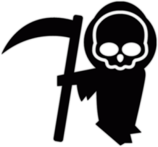 Наклейка на автомобиль "Grim Reaper"