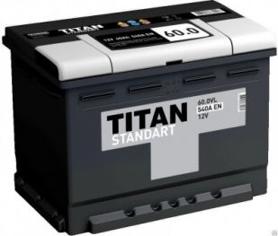 12V 60.1 A/h 540A TITAN STANDART