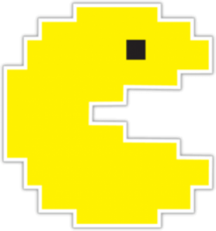 Стикеры на авто "Pacman"