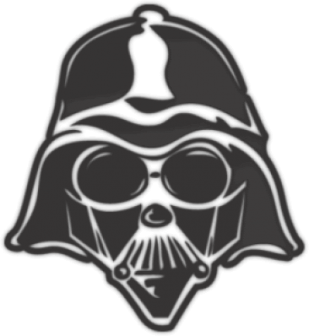 Стикеры на автомобиль "Darth Vader/ Вариант 2"