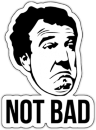 Стикеры на машину "Jeremy NOT BAD"