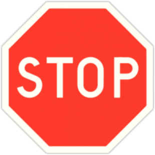Наклейки на машину "STOP"