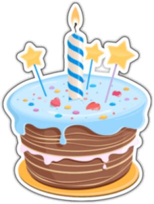 Стикеры на машину "Шоколадный торт"