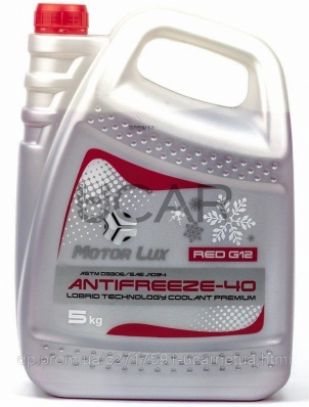 Antigel MOTOR LUX -40 G12 5L (red)