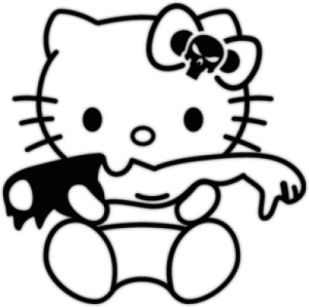 Наклейки на авто "Hello Kitty - Hannibal"