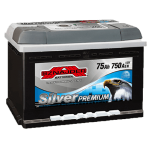 Sznajder 75 Ah Silver Premium Japan Cars (stânga) 