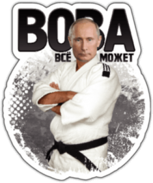 Наклейки на машину "ВОВА всё может"