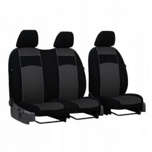 Чехлы для сидений 2 1 BUS Ford Transit темно-серый