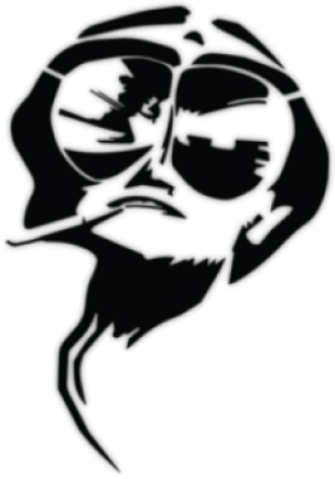 Стикеры на авто "Страх и ненависть"