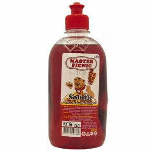 ЖИДКОСТЬ ДЛЯ РОЗЖИГА ДРОВ И ДРЕВЕСНОГО УГЛЯ MASTER PICNIC 500 ML