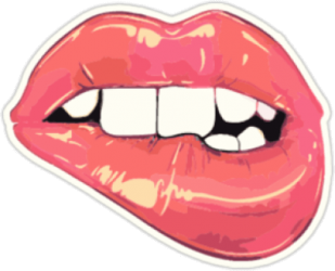 Автонаклейки "Сексуальные губы"