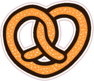 Наклейки на машину "Крендель"