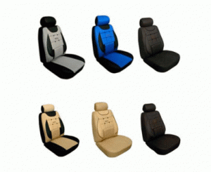 ЧЕХЛЫ НА СИДЕНИЕ С ПУГОВИЦАМИ ECOSTAR 1+1 (ПЕРЕД)