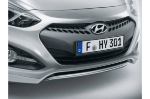 Молдинг на передний бампер, сталь i30