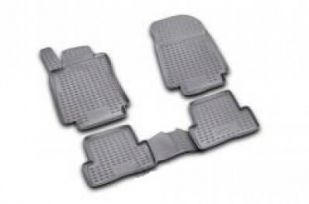 Автоковрики резиновые Renault Clio ab 10/2005 Rex graphit 4-шт (112346702)