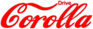 Наклейка на машину "Corolla"