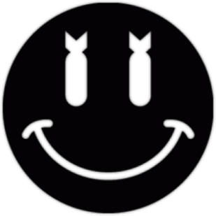 Наклейки на авто "Bomb Smiley"